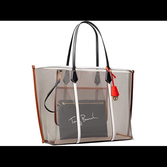Tory Burch Perry PVC Oversized Tote Bag - Picture 3 of 5